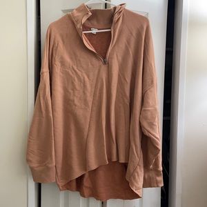 Aerie quarter zip sweatshirt